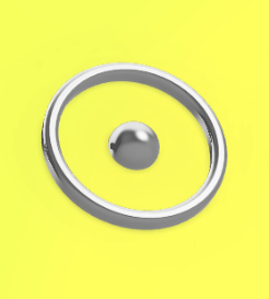 tactile dot with ring around