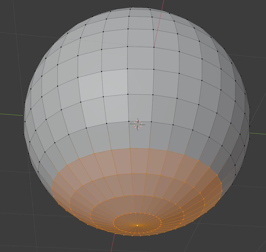 Adjacent vertices are selected.