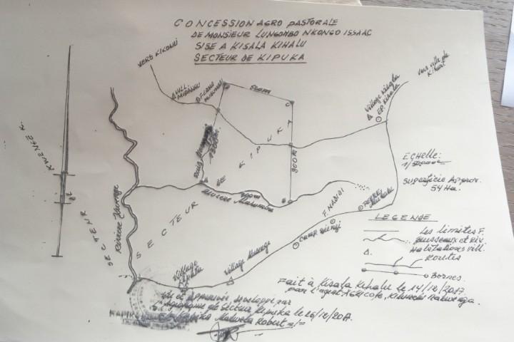Map of the user's mobility path to the school
