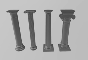 Roman Column Set