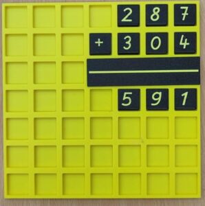 Rechenbrett 8-Punkt-Braille