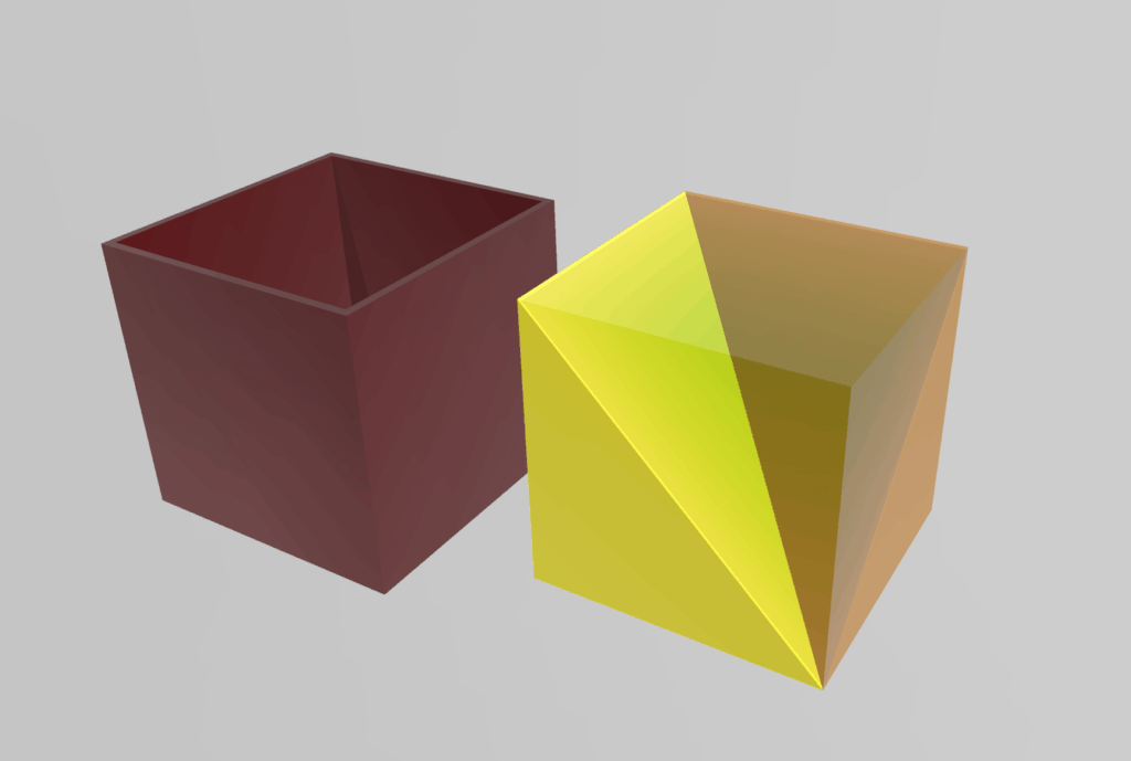 Derivation Volume of the Pyramid