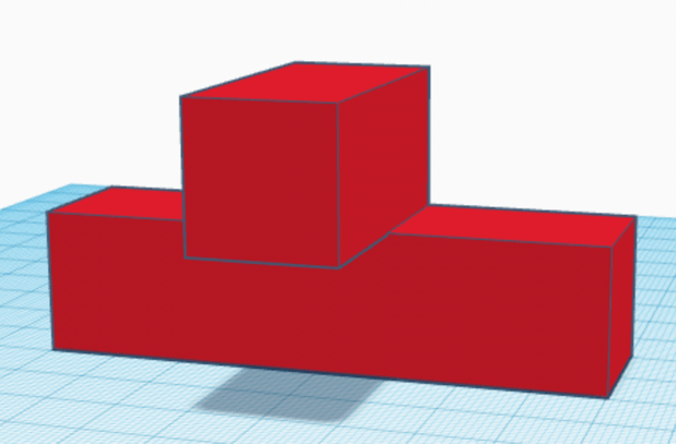 Two of the same model show the difference orientation can make. One has a part floating in the air.